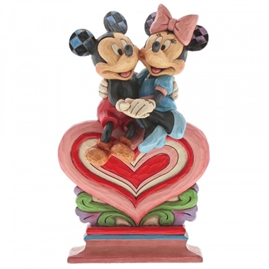 Jim Shore Disney Traditions,  Heart to Heart (Mickey & Minnie Mouse)